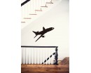 Airplane Vinyl Decals Silhouette Modern Wall Art Sticker